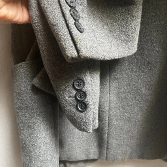 Strellson Soft Collection Virgin Wool Suit Jacket Blazer Textured Grey Sz 50 - Picture 7 of 14